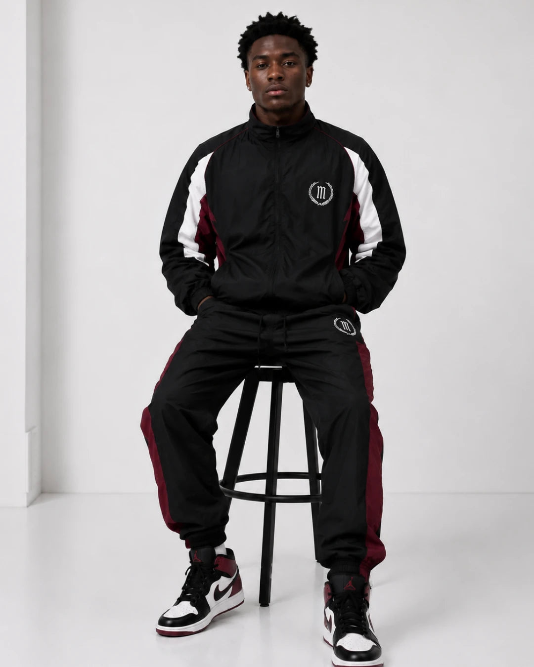 Burgundy Mercy tracksuit